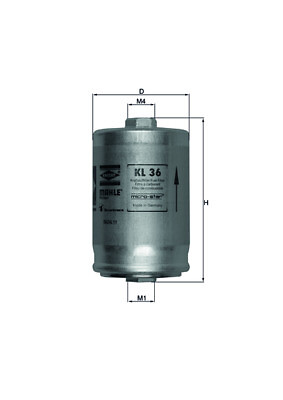 Knecht KL36 Kraftstofffilter FüR VW Audi-image