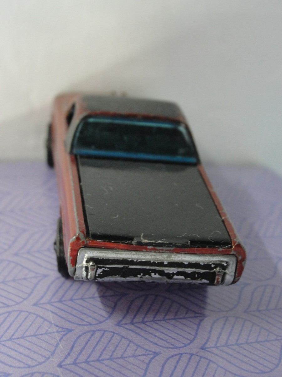 Vintage Hot Wheels Redline Custom Fleetside 1968 Orange Made In