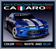 Champeno Signs Product -  Camaro RS Windshield Banner Decal Kit -Sticker-Graphic