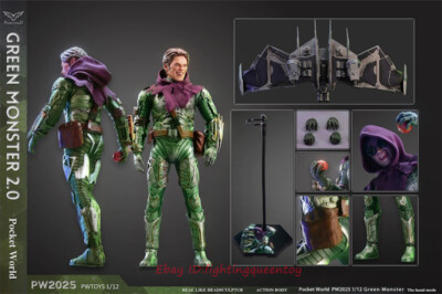 PWTOYS PW2025 Green Goblin 2.0 Norman Osborn 1/12 Battled Damaged