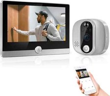 Spioncino Digitale Wifi Spioncino Elettronico Con Monitor 4,3" Pollici Occhiello