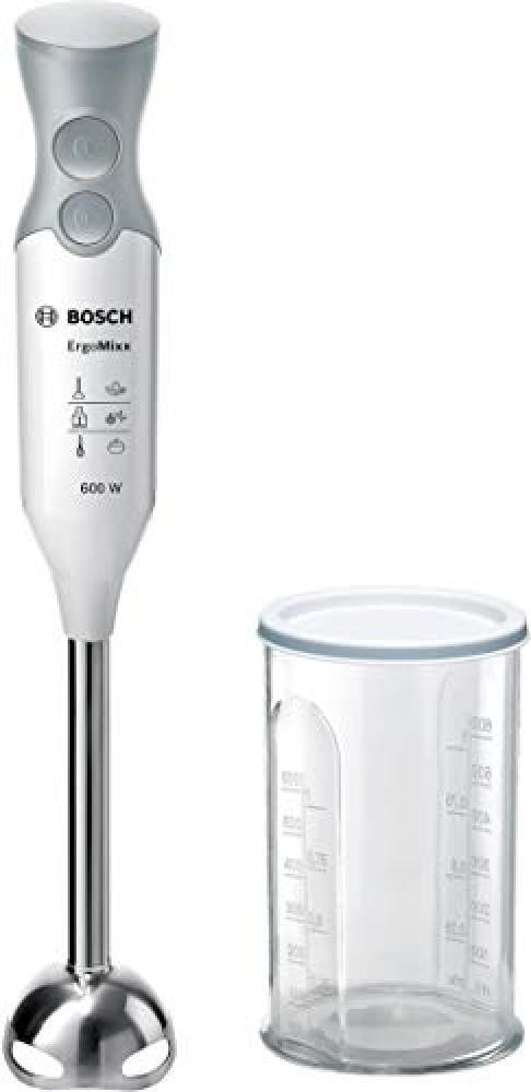 Bosch MSM66110 Mixer a Immersione, 600 W, 0.6 Litri, Plastica, Bianco - NUOVO