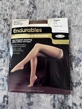 Vintage Sears Long Wearing Endurables Pantyhose. Size Shapely Nude 95-140 Lbs