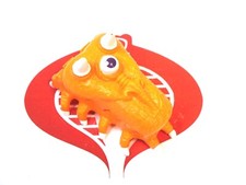 The Real Ghostbusters Ghost Mini Trap Orange Working KENNER