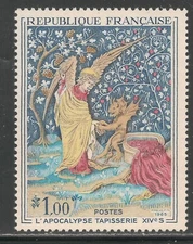 France #1116 (A431) VF MNH - 1965 1fr Apocalypse Tapestry, 14th Century 