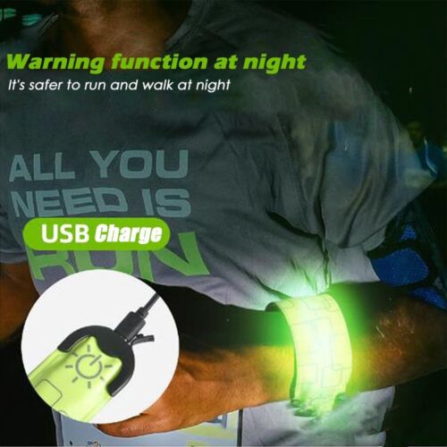 Light LED Light Cheer Props Rechargeable Safety Belt Night Running Armband - Picture 1 of 15