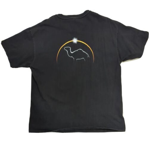 Vintage Camel Cigarettes Logo T Shirt Size XL (46-48) Black Heavyweight Hanes - Picture 16 of 21