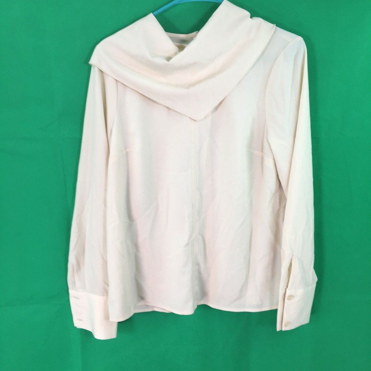 トップス Who What Wear Womens Regular Long Sleeve White Scarf Blouse Tops