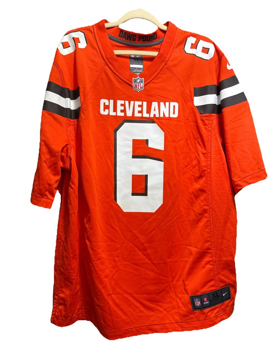 Nike NFL Cleveland Browns Baker Mayfield #6 Jersey Orange Color Rush Men's  XL