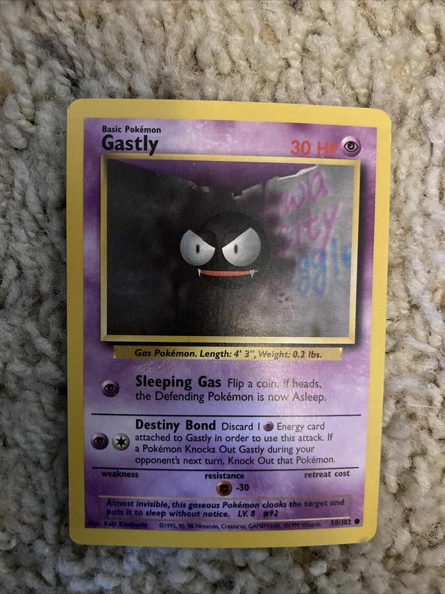 Gastly 50/102 1995. Gastly 33/62