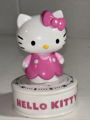 2013 Hello Kitty Timer Kitchen Baking Countdown Cooking Utensil. TESTED WORKS!