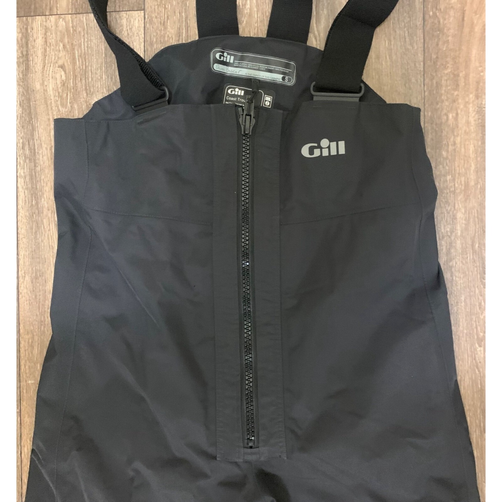 Gill Mens Bibs Coast Trousers Sz Small Fishing Boating Waterproof