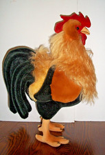 16" Steiff Studio Rooster 502347 Hahn 40 1994-99