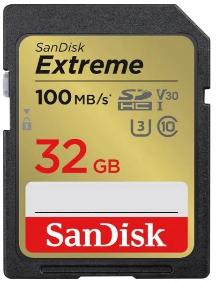 SanDisk SDXC Memory Card Extreme SD SDHC 32GB 64GB 128GB 256GB UHS-I  U3 V30 4K - Image 3 of 4