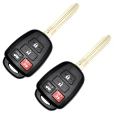 2 Remote Smart Key Fob for 2014 2015 2016 2017 2018 2019 Toyota Corolla 4 Button