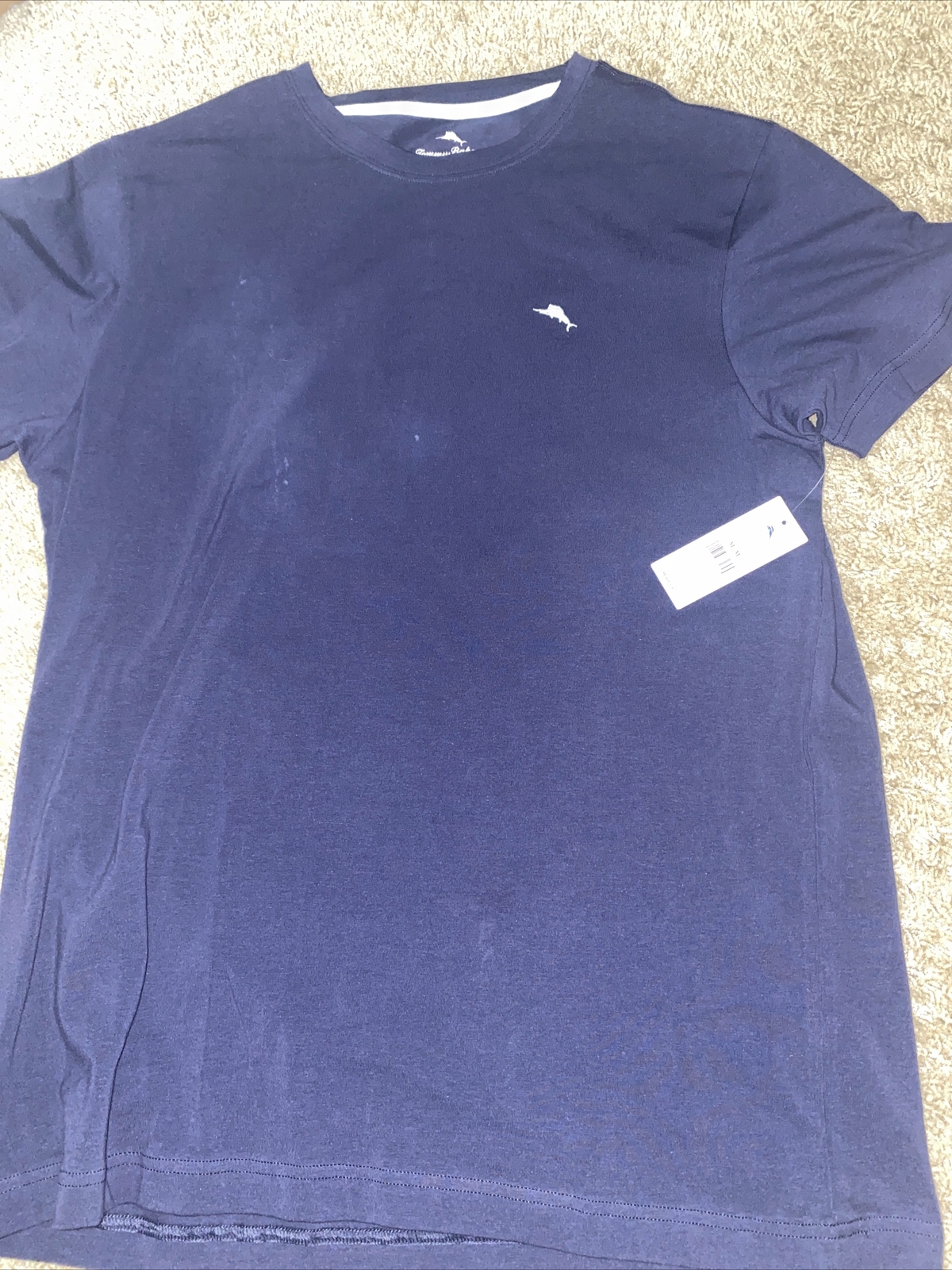 Tommy Bahama Men T-Shirt Island Sleepwear Short Sleeve Crew Neck Cotton Spandex