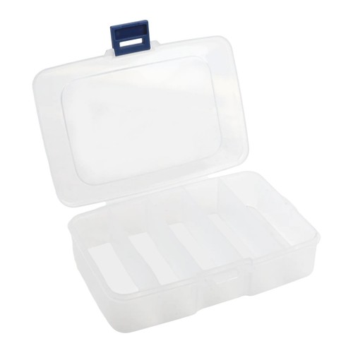 Compact Clear Storage Box with Multiple Compartments for Organizing Small Items - Picture 5 of 26