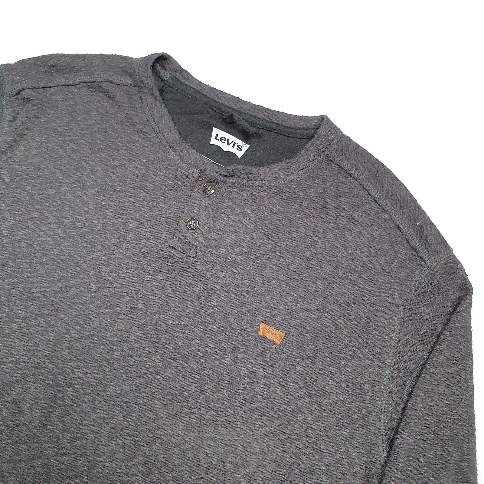 Mens LEVIS Polyester Crewneck Jumper Sweatshirt L image 2