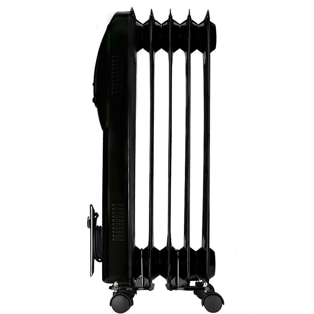 Starke Electric Heater Column Black 3 Heat Settings Thermostat Oil 5 Fin  1000W 787099867577 | eBay