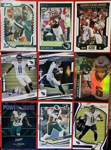2021-24 Panini Philadelphia Eagles WR Cards Lot Of 9 N/M Condition!