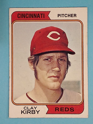 1974 Topps Clay Kirby Cincinnati Reds #287 VG+ ⚾ | eBay