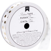 American Crafts Fabric Tape .625x3yd-gold Star 374116 on sale American Crafts Fabric Tape .625x3yd-gold Star 374116 on sale