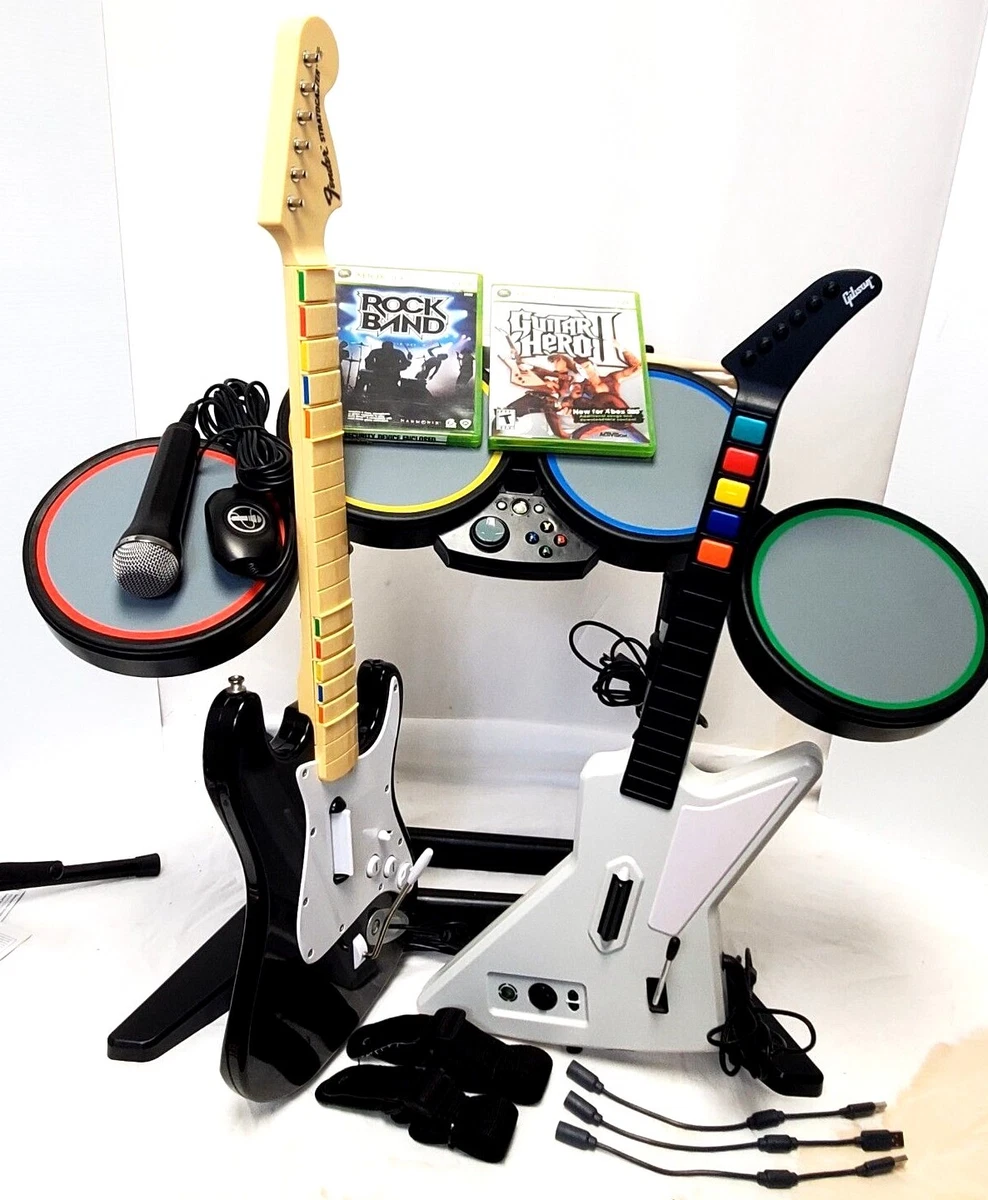 The Beatles Rock Band Bundle Xbox 360 Beatles Drum Set & Microphone w