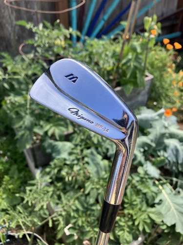 Mizuno Mp-14 Forged 9 Iron Exsar Blue Graphite Stiff Flex Gold Club Right RH