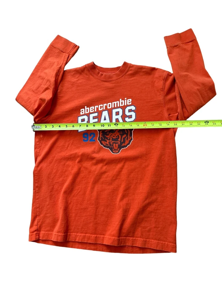 Vintage Y2K Abercrombie & Fitch Youth Large Long Sleeve Shirt Abercrombie Bears - Image 3 of 4