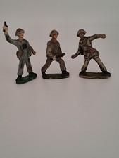 DDR NVA Spielzeug Soldaten Gummi  Tarnanzug 09