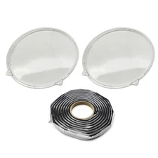 LH+RH Front Headlight Lens Lamp Cover For 2020-2023 Mercedes-Benz G-Class W464