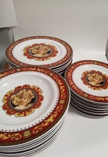 Set Of 31 Pieces T. Limoges Dal 1969 Dinnerware Plates Set Made In Italy - #