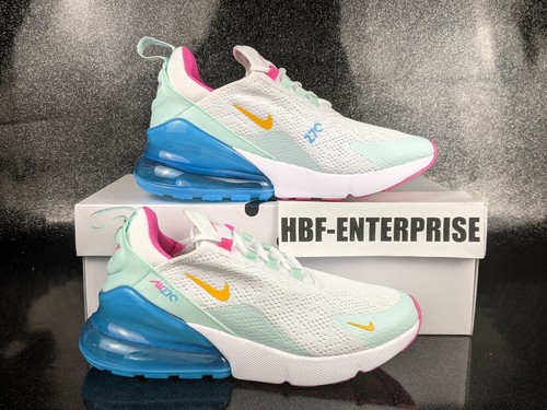 Nike Air Max 270 Pastel White Pink Blue 