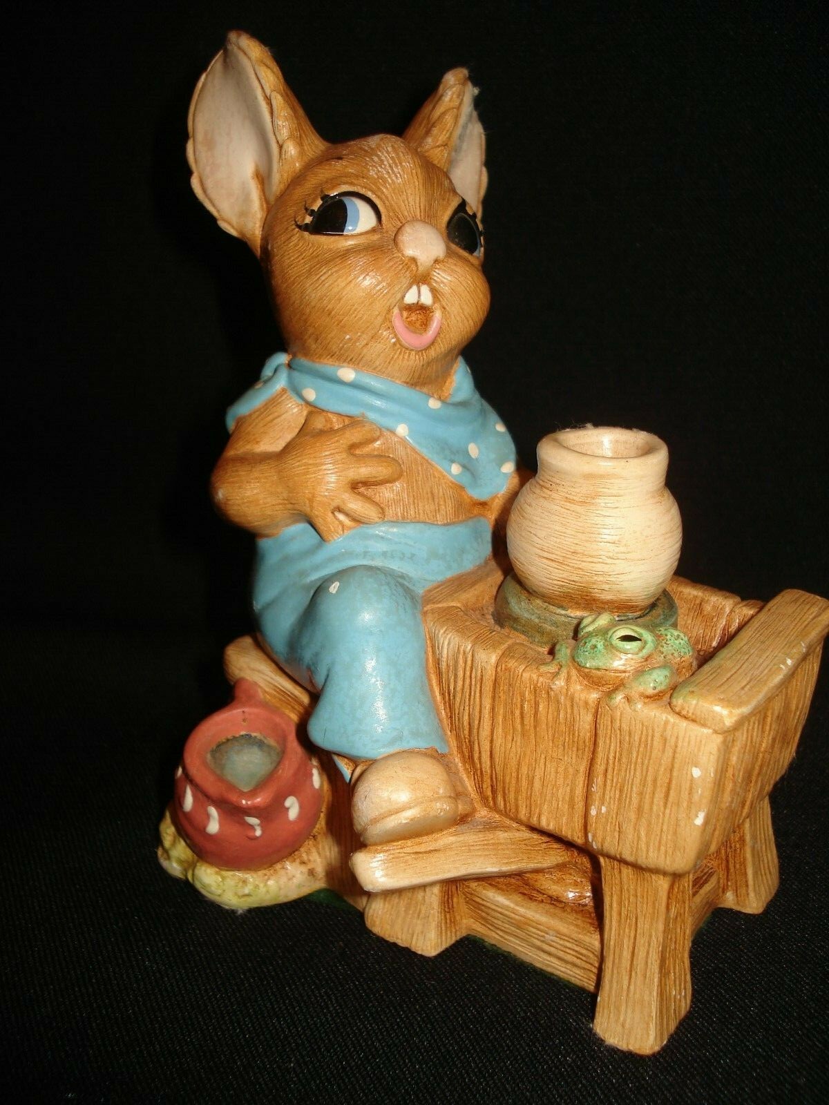 PENDELFIN Stonecraft Rabbit Figurine, CROCKER The Potter & Frog, 1960's ENGLAND eBay