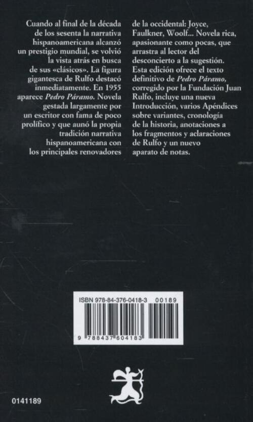 Thumbnail - Pedro Páramo | Juan Rulfo | Taschenbuch | 254 S. | Spanisch | 2002 |