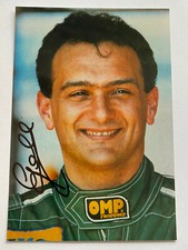 Gabriele Tarquini - Fórmula 1 - Autógrafo original - Tamaño 18 x 12 cm