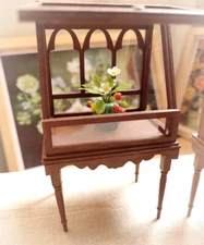1/12 Scale Dollhouse Miniatures Furniture Vintage Showcase Locker Unfinished