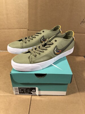Nike SB Blazer Court DVDL Daan Van Der Linden Dusty Olive CZ5605-300 Size 10 DS