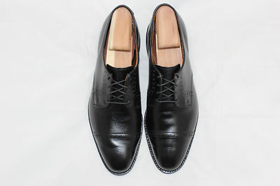 Allen Edmonds Clifton 黒 9D キャップトゥ 外羽根 $350 Mens Allen Edmonds 'Clifton' Oxford Dress Shoes Black Calf