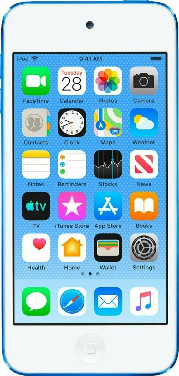 Apple iPod Touch (7th Generation) - Blue, 128GB A2178 - Fully
