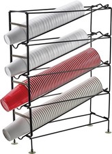 Winco CDR-4 20" 4-Tier Cup Dispenser Rack