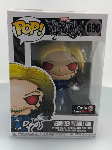 Funko POP! Figura Vinilo Marvel Venomized Invisible Girl #690 CAJA DAÑADA