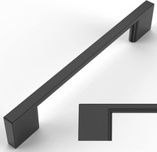 10 Pack Matte Black 5" Cabinet Pulls - Stylish Kitchen Handles  Drawer Pulls