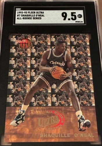 1992-93 Fleer Ultra All-Rookie Series #7 Shaquille O'Neal SGC 9.5 MINT