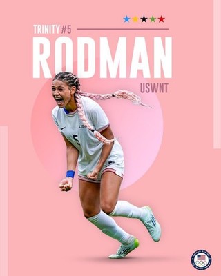 trinity rodman 8x10 photo USWNT womens United States Women's National Team