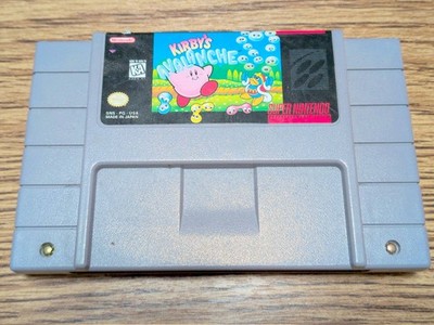 Kirby's Avalanche (Super Nintendo SNES, 1995) Blockbuster Rental - Nice Shape!