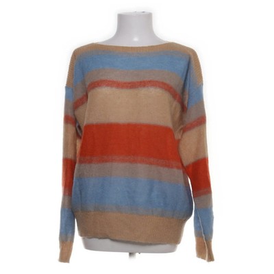 Closed, Strickpullover, Größe: M, Blau/Rot/Beige/Grau #QxO