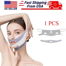 Reusable V-Line Lifting Mask w/ Chin Strap for Face Face Lift Prevent Sagging US