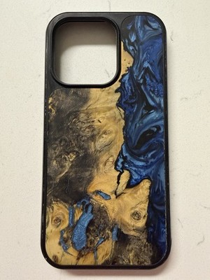 iPhone 14 Pro Carved Phone Case Resin Handmade Limited Edition