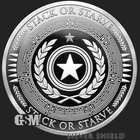 2025 Silver Shield STACK OR STARVE - 1oz .999 Silver Proof - Pre Sale